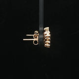 14k Yellow Gold and 1cttw Chocolate Diamond Stud Earrings