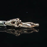 14k Yellow Gold and 2cttw Diamond 10.8g Fancy Link Bracelet 7.75"
