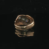 14k Yellow Gold and 0.75cttw Diamond Men's Vintage Ring Size 9.5
