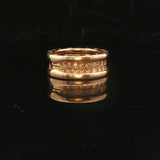 Bulgari B.zero1 18k Yellow Gold and Diamond Band Ring Size 5.5