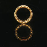 Bulgari B.zero1 18k Yellow Gold and Diamond Band Ring Size 5.5