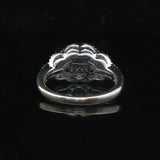 LeVian 14k White Gold Tanzanite and 0.50cttw Diamond Ladies Ring Size 7