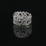 Neil Lane 14k White Gold and 1.75cttw Diamond Ladies Fancy Band Ring Size 6.5