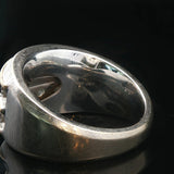 10k White and Yellow Gold 1.5cttw Diamond Men's Heavy Ring Size 10