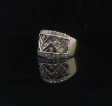 14k Yellow Gold and 1cttw Diamond Ladies Vintage Band Ring Size 6.25