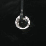 18k White Gold and Diamond Small Sold Crossover Huggie Earrings 0.50"