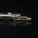 14k Yellow and White Gold 1cttw Diamond Scalloped Bar Link Bracelet 6.75"