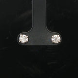 14k White Gold and 0.60cttw Diamond Stud Earrings
