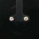 14k White Gold and 0.60cttw Diamond Stud Earrings
