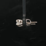 14k White Gold and 0.60cttw Diamond Stud Earrings