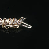 14k Yellow Gold and 3cttw Diamond 30.6g Vintage Tennis Necklace 16"