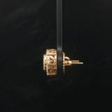 14k Yellow Gold and 2cttw Diamond Cluster Stud Earrings