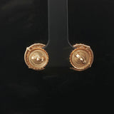 14k Yellow Gold and 2cttw Diamond Cluster Stud Earrings