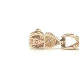 14k Yellow Gold 1cttw Chocolate and White Diamond Link Bracelet 7"