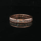 14k Rose Gold and 1.75cttw Diamond 4mm Eternity Band Ring Size 8.5
