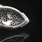 Gabriel & Co. 18k White Gold and 0.70cttw Diamond Drop Dangle Earrings 1.8"