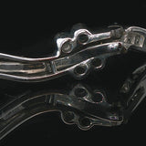 18k White Gold and 3cttw Diamond Heavy Cuff Bracelet 6.5"