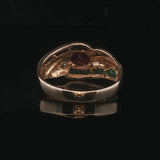14k Yellow Gold Multi Gemstone and Diamond Ring Size 6.75