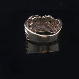 14k Yellow Gold and 1.25cttw Diamond Braided Band Ring Size 6