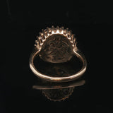 14k Yellow Gold and 2cttw Round and Baguette Diamond Vintage Ring Size 8