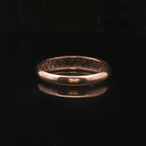 14k Rose Gold and 0.50cttw Pave Diamond Band Ring Size 8