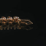 14k Yellow Gold and 2.5cttw Diamond Vintage S Link Tennis Bracelet 7"