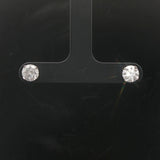 14k White Gold 1.40cttw Round Brilliant Cut Diamond Stud Earrings