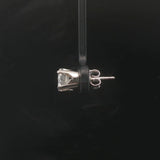 14k White Gold 1.40cttw Round Brilliant Cut Diamond Stud Earrings