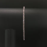 14k White Gold and 1.5cttw Diamond Vintage Ladies Tennis Bracelet 7.75"