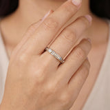 14k Yellow and White Gold 0.30cttw Diamond Fancy Band Ring Size 5