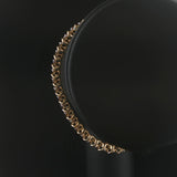 14k Yellow Gold and 2cttw Diamond S Link Vintage Tennis Bracelet 7.25"