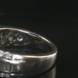 14k White Gold and 2cttw Pave Diamond Cluster Ring Size 5