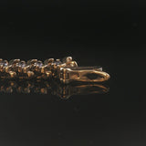 14k Yellow Gold and 1cttw Diamond Vintage S Link Tennis Bracelet 7"