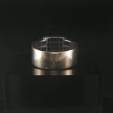 18k White Gold and 2cttw Diamond Square Design Ring Size 7