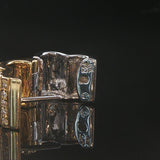 18k Yellow and White Gold 0.20cttw Diamond Solid Huggie Earrings