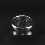 14k White Gold and 0.75cttw Pave Diamond Men's Signet Ring Size 9.75