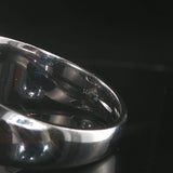 14k White Gold and 0.75cttw Pave Diamond Men's Signet Ring Size 9.75