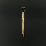 14k Yellow Gold and  0.80cttw Diamond 16.5g Solid Heavy Large Cross Pendant 2.5"
