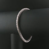 14k White Gold and 2.5cttw Bezel Set Diamond Tennis Bracelet 7.25"