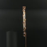 14k Yellow Gold and 0.50cttw Diamond Vintage Bangle Bracelet 6.75"