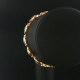 14k Yellow Gold and 1cttw Diamond 22.7g Fancy Link Bracelet 7"