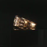 14k Yellow Gold and 1.50cttw Diamond Men's Ring Size 10.25