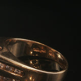 14k Yellow Gold and 1.50cttw Diamond Men's Ring Size 10.25