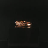14k Rose Gold and 0.25cttw  Diamond Vintage Band Ring Size 8
