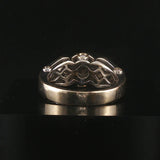 18k White and Yellow Gold 1cttw Diamond Vintage Ring Size 7.25