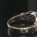 18k White and Yellow Gold 1cttw Diamond Vintage Ring Size 7.25