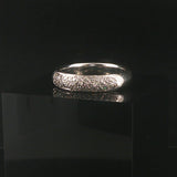 Platinum 950 and 0.50cttw Pave Set Diamond Solid Men's Band Ring Size 10.5