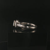 Platinum and 0.90ct Center Diamond Vintage Ring Size 8.5