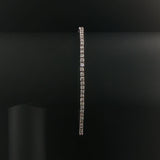 14k White Gold and 2.75cttw Diamond Tennis Bracelet 7.5"