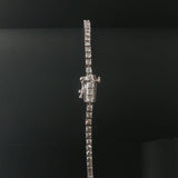 14k White Gold and 2.75cttw Diamond Tennis Bracelet 7.5"